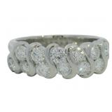 Platinum 1.27 ct Natural Brilliant Diamond Ring