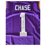 Autographed Ja'Marr Chase LSU Jersey