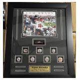Tom Brady 7x Super Bowl Ring Shadowbox Display
