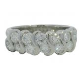 Platinum 1.27 ct Natural Brilliant Diamond Ring