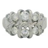 Platinum 1.00 ct Natural Brilliant Diamond Ring