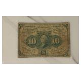 10 Cent Fractional Currency
