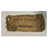 Two Dollar North Carolina Note
