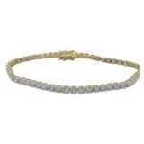 Brilliant 5.00 ct VS Lab Diamond Tennis Bracelet