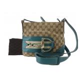 Gucci GG Canvas Horsebit Shoulder Bag