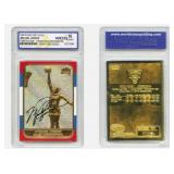 23K Gold Michael Jordan Fleer Rookie Card