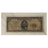 $5 Cleveland  Federal Reserve Bank Note