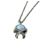 Nina Ricci Faux Pearl Ribbon Necklace