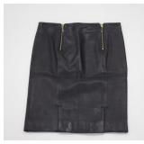 The Row Leather Mini Skirt Size 2