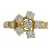 18kt Gold 1.01 ct Natural Brilliant Diamond Ring