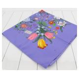 Gucci Floral Print Scarf 100% Silk