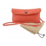 Bottega Veneta Coral Intrecciatio Shoulder Bag