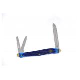 Hen & Rooster Blue Pick Bone Whittler Knife