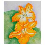 Squash Blossoms c.1925 Canvas by Georgia O'keeffe