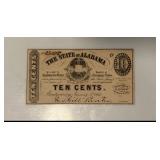 10 Cent State of Alabama Note