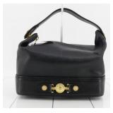 Versace Vanity Black Leather Bag