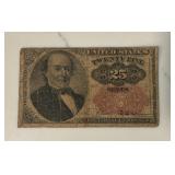 25 Cent US Bank Note