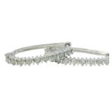 Brilliant 1.00 ct Natural Diamond Hoop Earrings
