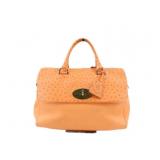 Mulberry Tangerine Orange Leather Hand Bag