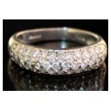 Platinum Natural 1.00 ct Brilliant Diamond Ring
