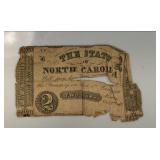 Two Dollar North Carolina Bank Note