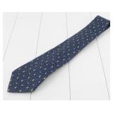 Hermes H Logo Tie 100% Silk