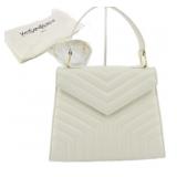 Yves Saint Laurent White 2 Way Shoulder Bag