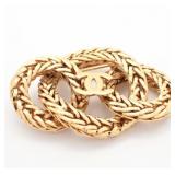 Chanel Coco Mark Chain Motif Brooch