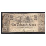 1841 $2 Towanda PA Currency Note