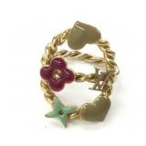 Loui Vuitton  Sweet Monogram Ring