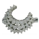 Platinum 3/5 ct Natural Brilliant Diamond Ring