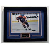 Wayne Gretzky Framed Photo W/ Facsimile Signature