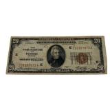 1929 $20 Richmond Federal Reserve Bank Note