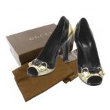 Gucci Horsebit Heel Pumps Size 34 1/2