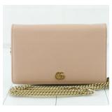 Gucci GG Marmont Leather Chain Shoulder Bag