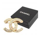 Chanel Coco Mark Clan Stone Brooch