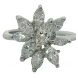 Platinum 1.03 ct Natural VS Diamond Ring