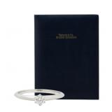 Tiffany & Co. Pt950 Solitaire Ring Size 8