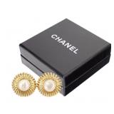 Chanel Pearl Clip-on Earrings