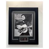 Elvis Presley Framed Photo W/ Facsimile Signature