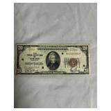 1929 $20 New York Federal Reserve Bank Note
