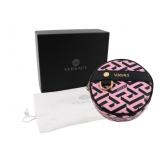 Versace La Greca Round Pouch Pink