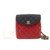 Chanel Matelasse Turn Lock Chain Shoulder Bag