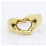 Tiffany & Co. Open Heart Ring Size 5