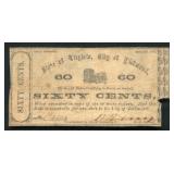 1862 60 Cent Virginia Note