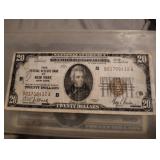 1929 $20 New York Bill