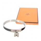 Hermes Kelly H Padlock Bangle