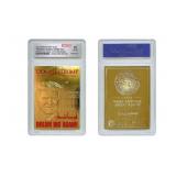 Donald Trump 47th President Gold Card