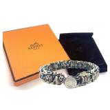 Hermes Serie Button Kid Bracelet with Box