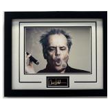 Jack Nicholson Framed Photo W/ Facsimile Signature